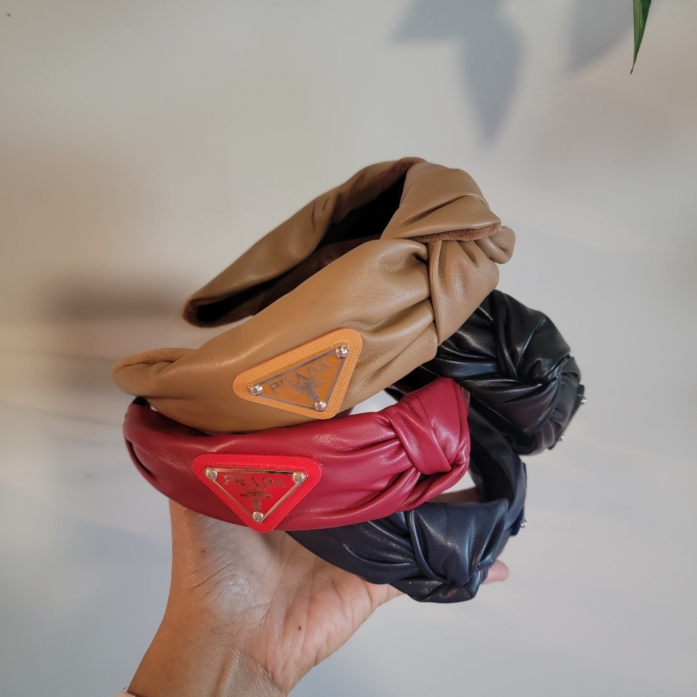 SALE🎉 1pc Stylish Leather Headbands in Brown, Red, Blue and Black